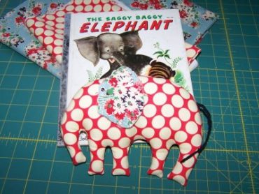 Elephant Plushie Pattern by Quilt Taffy