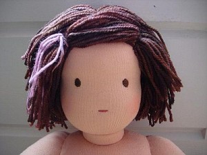 Waldorf Doll Hair Tutorial by Crafty Sheep | Plushie Patterns