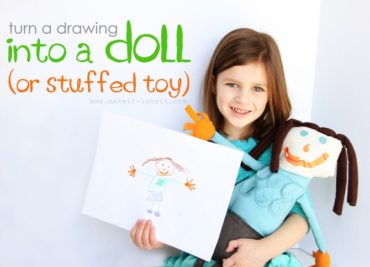 Child’s Drawing to Plushie by Make it and Love it