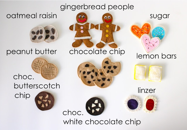Felt Cookies Tutorial- super cute!