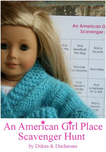 American Girl Doll Scavenger Hunt Printable