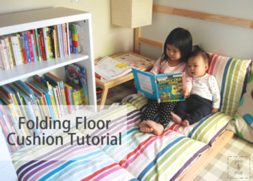 Folding Floor Cushion {tutorial}