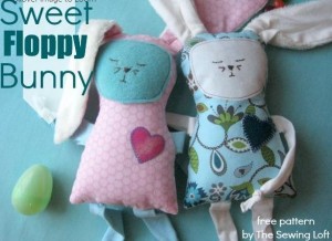 floppy bunny plushie tutorial | easy Spring sewing projects #easter #sewingcrafts