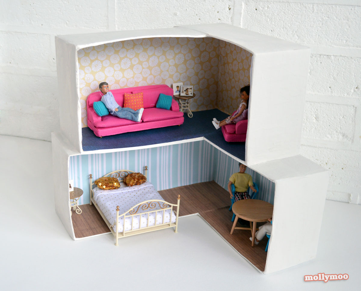Cardboard Doll House Tutorial