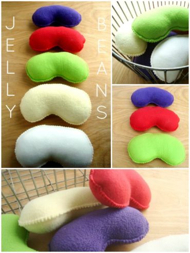 Jelly Bean Plushies Pattern – including template!