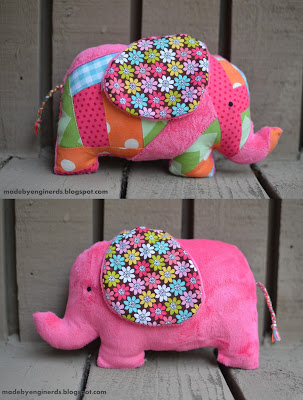 free elephant sewing pattern