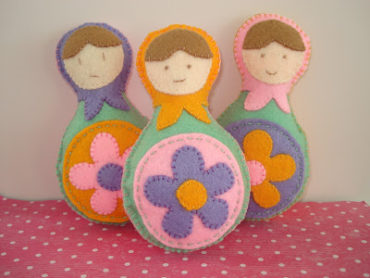 Felt Russian Dolls