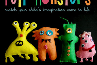 Felt Monsters to Make From Your Own Drawings