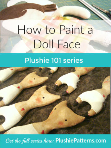 How to Paint a Fabric Doll Face